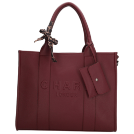Charm London bond shopper bordeaux