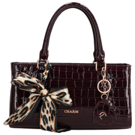 Charm London Knightsbridge handtas bordeaux