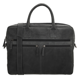 Hide & Stitches Idaho laptoptas zwart