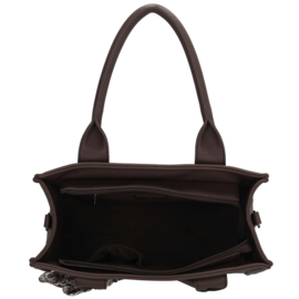 Charm London bond shopper donker bruin