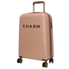 Charm london Travel koffer roze