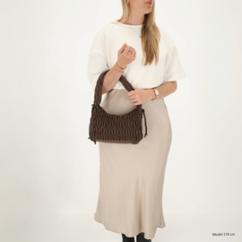 Charm London West End schoudertas donker bruin