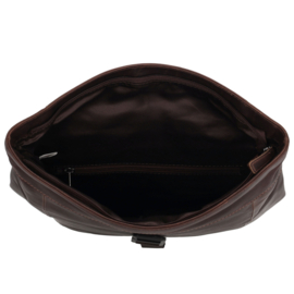 Hide & Stitches Japura rugtas donker bruin