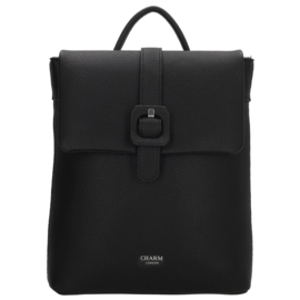 Charm London Uptown rugtas zwart