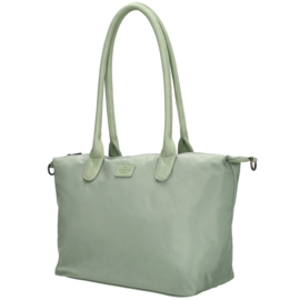 Charm London Buckingham mono shopper licht groen