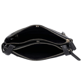 Hide & Stitches Westland schoudertas zwart