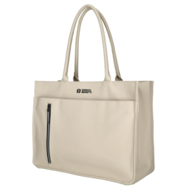Enrico Benetti Bergen schouder/laptoptas waterafstotend licht taupe