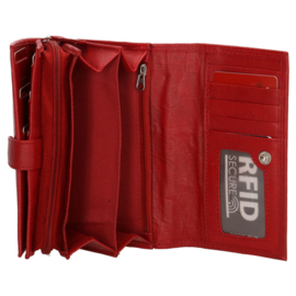 Double-D FH dames portemonnee rood