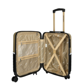 Enrico Benetti Pincetown koffer 55 cm zwart-camel