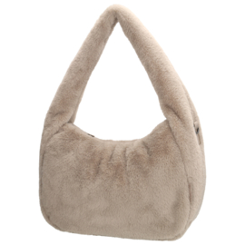 Beagles schoudertas Barakaldo licht taupe