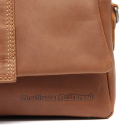 The Chesterfield Brand schoudertas Clifden cognac