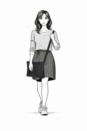 Enrico Benetti Roxy schoudertas zwart