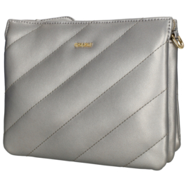 Charm London Via Dante schoudertas donker zilver