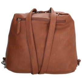 Beagles Majorca schouder/rugtas cognac