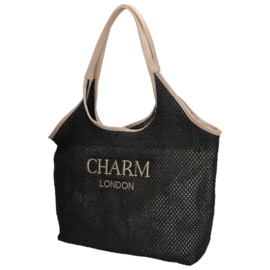 Charm London Shoreditch shopper zwart