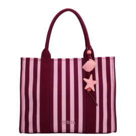 Zebra Trends Mira shopper bordeaux