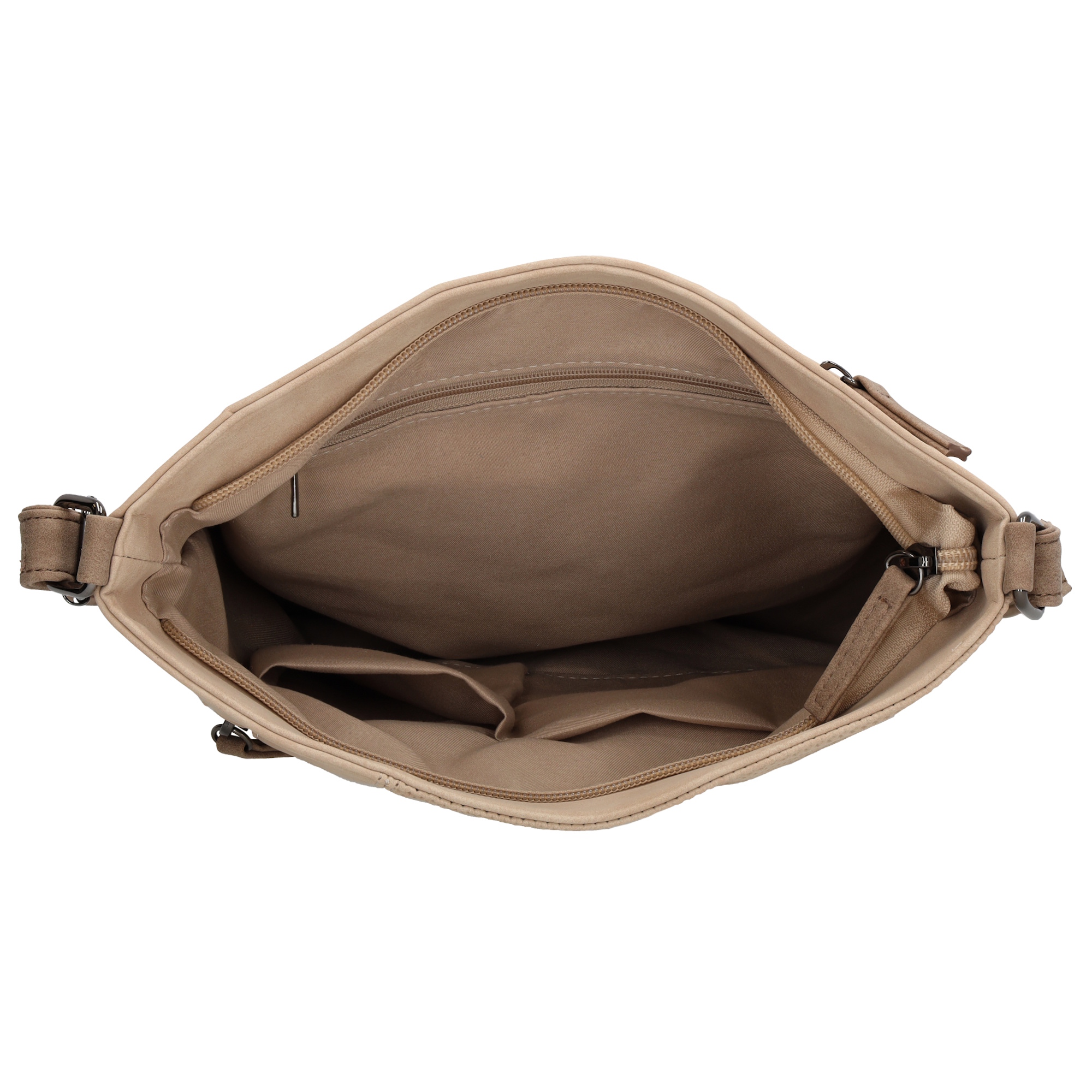 Beagles schoudertas licht taupe