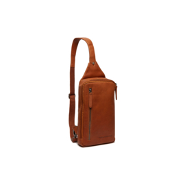 The Chesterfield Brand crossbody schoudertas cognac bruin