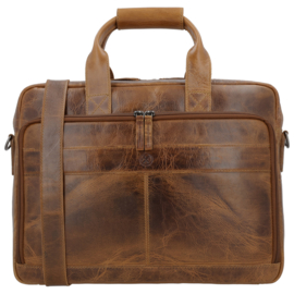Hide & Stitches Next Navajo laptoptas bruin