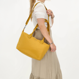 Charm London Buckingham mono shopper zacht geel
