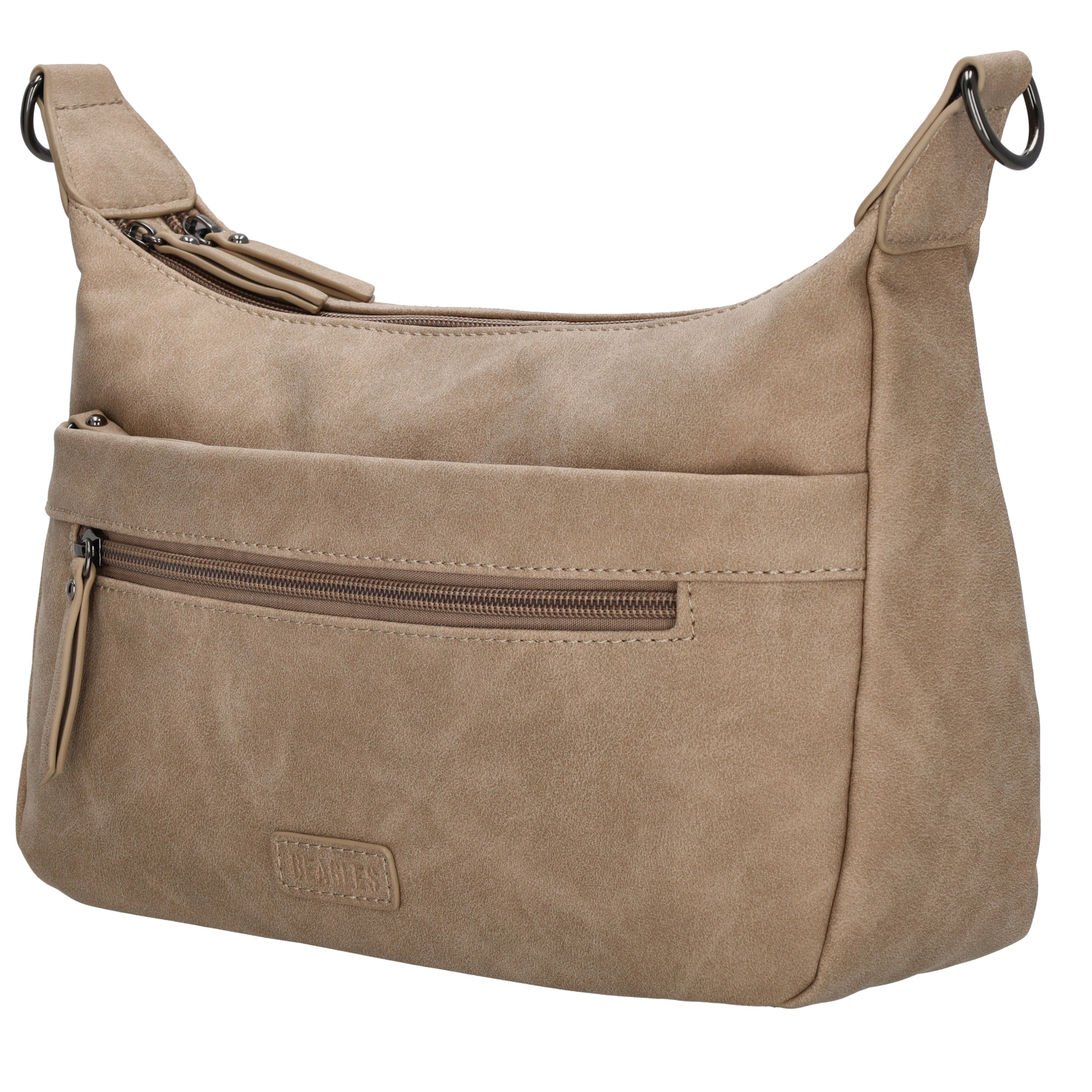 Beagles Malaga schoudertas licht taupe