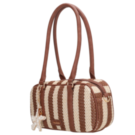Charm London Capri handtas zacht mokka