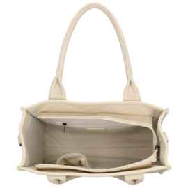 Charm London bond shopper gebroken wit