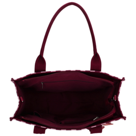 Zebra Trends Mira shopper bordeaux