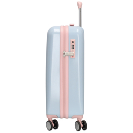 Charm london Travel koffer babyblauw