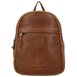 Hide & Stitches Porto lederen handtas bruin