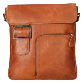 Leather Design schoudertas natural