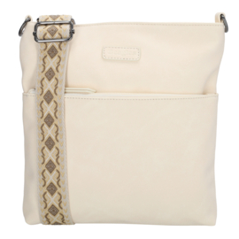 Beagles Malaga schoudertas crème