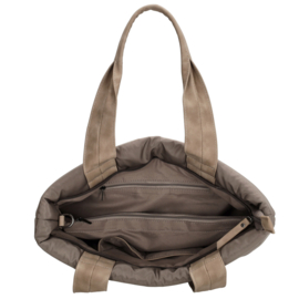 Zebra Trends Elske shopper donkertaupe