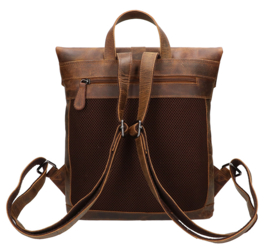 Leather Design rugzak hunter bruin