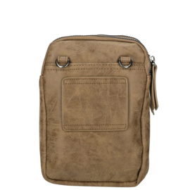 Enrico Benetti Zoè crossbody tas camel