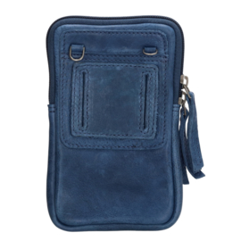 Hide & Stitches Paint Rock telefoontasje jeans blauw