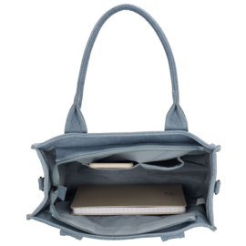 Charm London bond shopper licht blauw