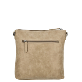 Enrico Benetti Stacey schoudertas midden taupe