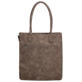 Zebra Trends Rosalyn shopper donker bruin