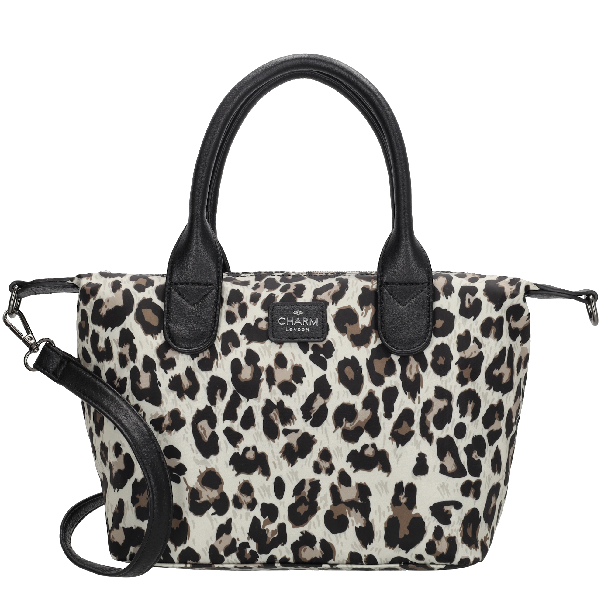 Charm London Buckingham handtas luipaard beige