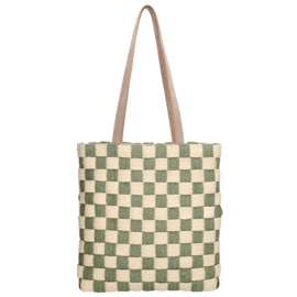 Charm London Cornwall schoudertas olijf groen