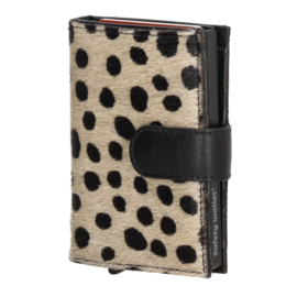 Hide & Stiches Wallowa safety wallet cheeta