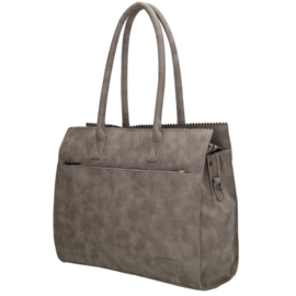 Zebra Noa laptoptas middengrijs