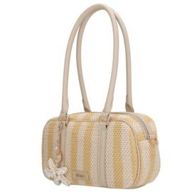 Charm London Capri handtas zacht geel