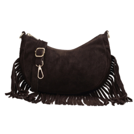 Charm london Elisa schoudertas donker bruin