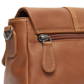 The Chesterfield Brand schoudertas Clifden cognac