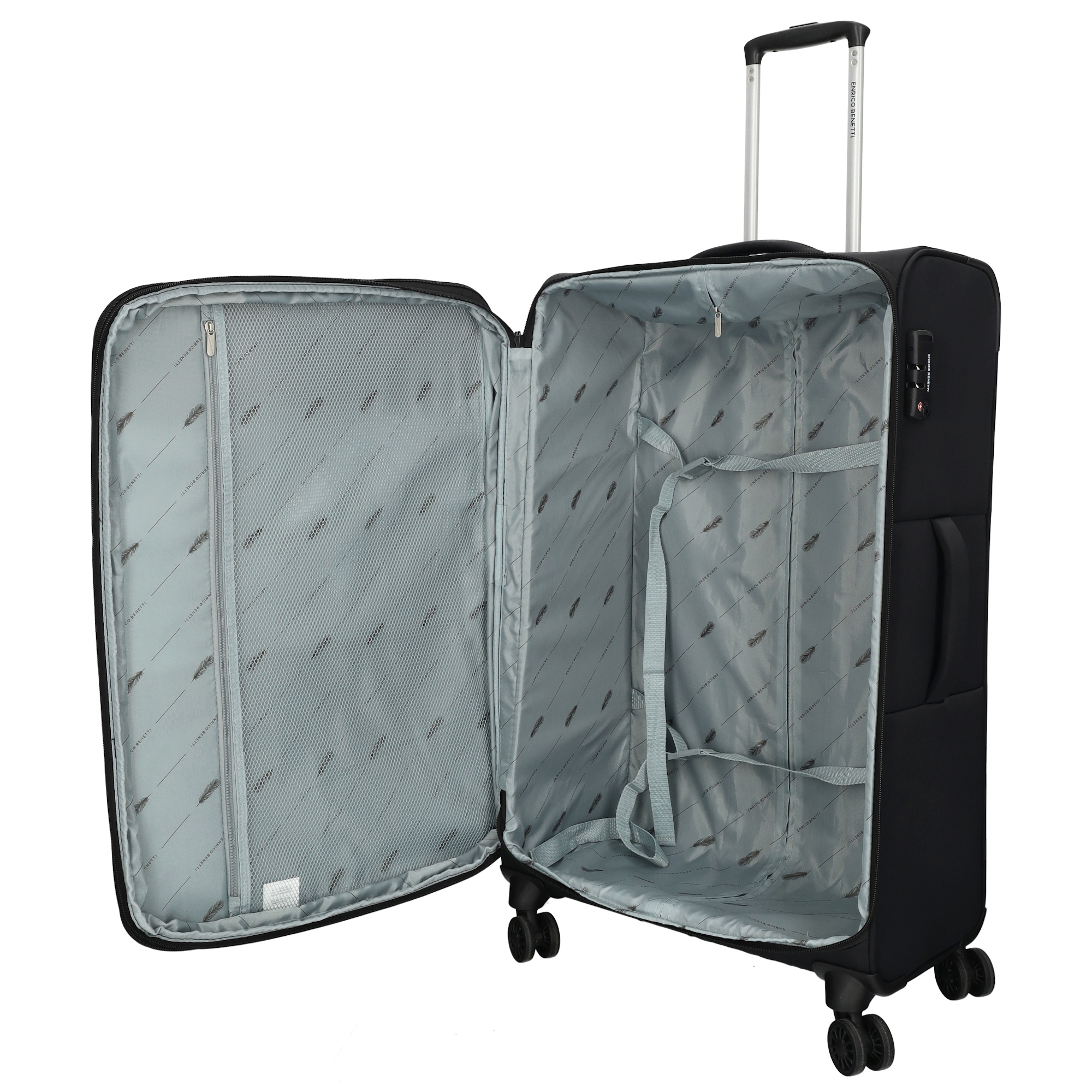 Enrico Benetti Innsbruck koffer zwart 70 cm