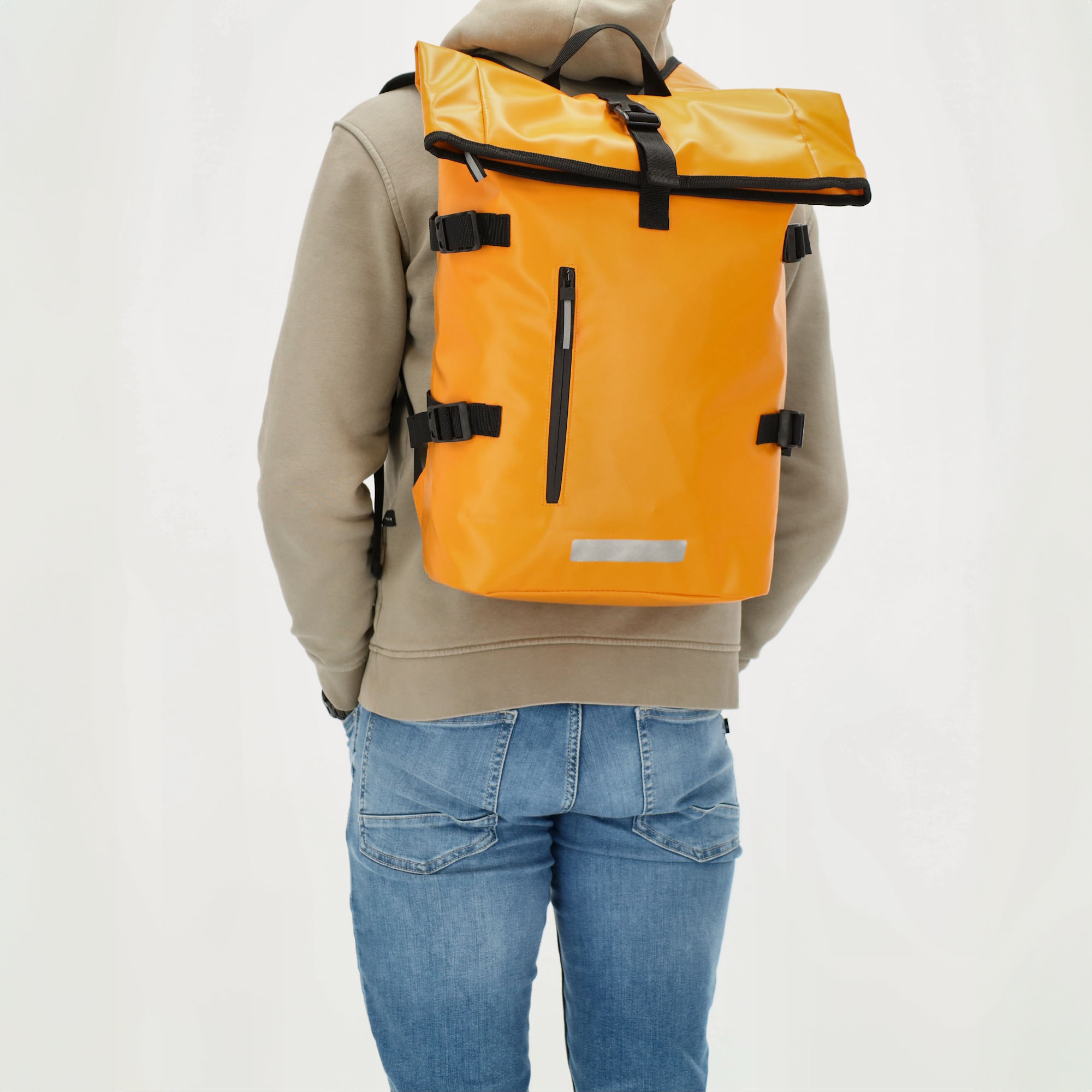 Beagles Originals Tokyo waterproof rugzak okergeel