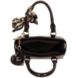 Charm London knightsbridge handtas donkerbruin