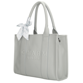 Charm London bond shopper licht blauw